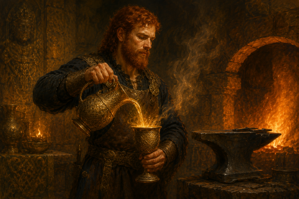 The Cupbearer at the Anvil 1