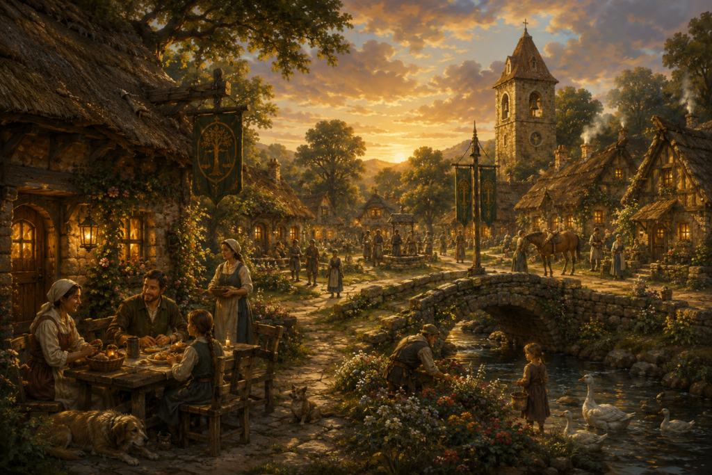 Arcadia — The Peaceable Kingdoms of Ordered Harmony