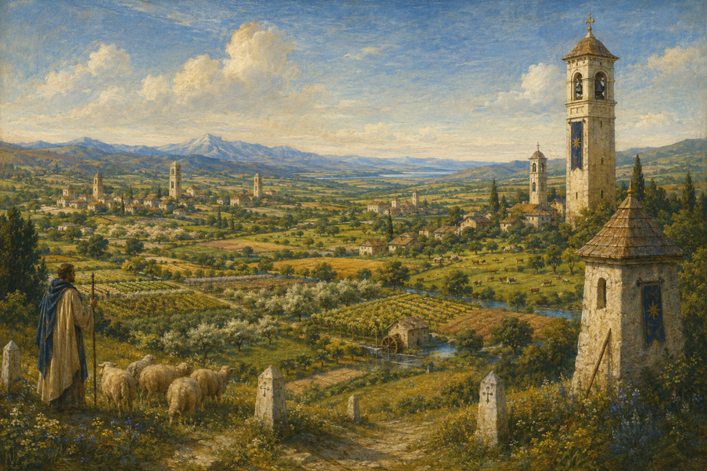Arcadia — The Peaceable Kingdoms of Ordered Harmony