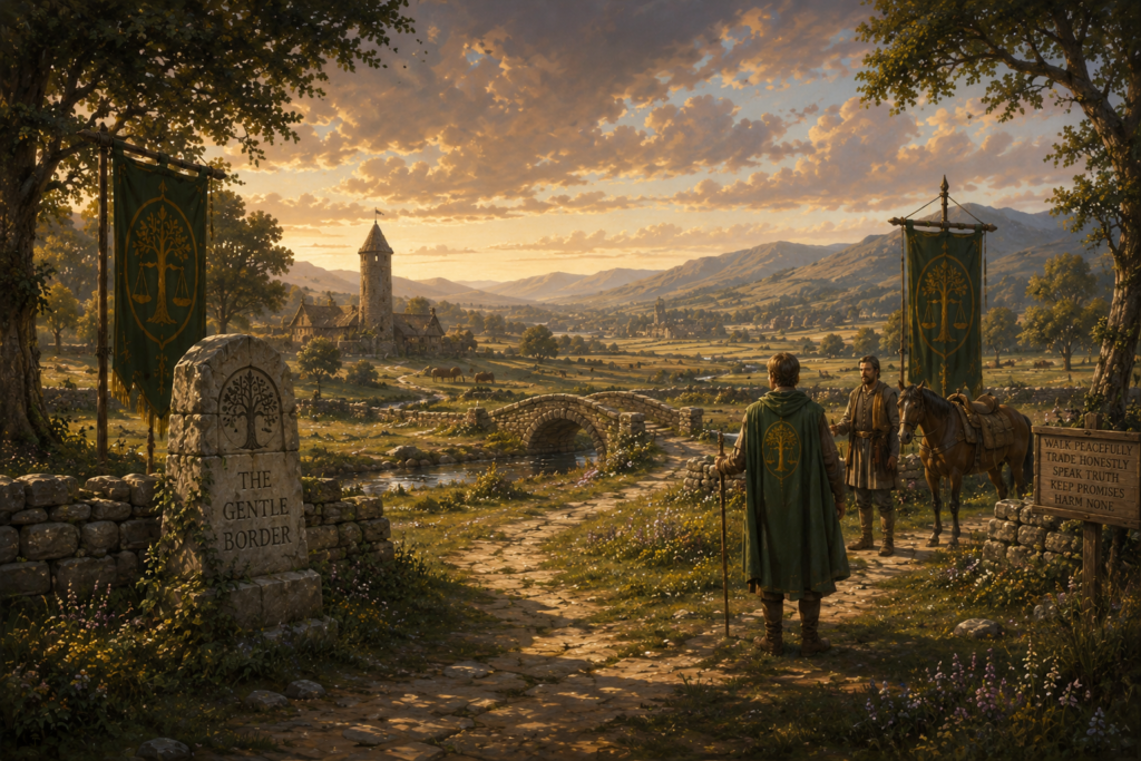 Arcadia — The Peaceable Kingdoms of Ordered Harmony