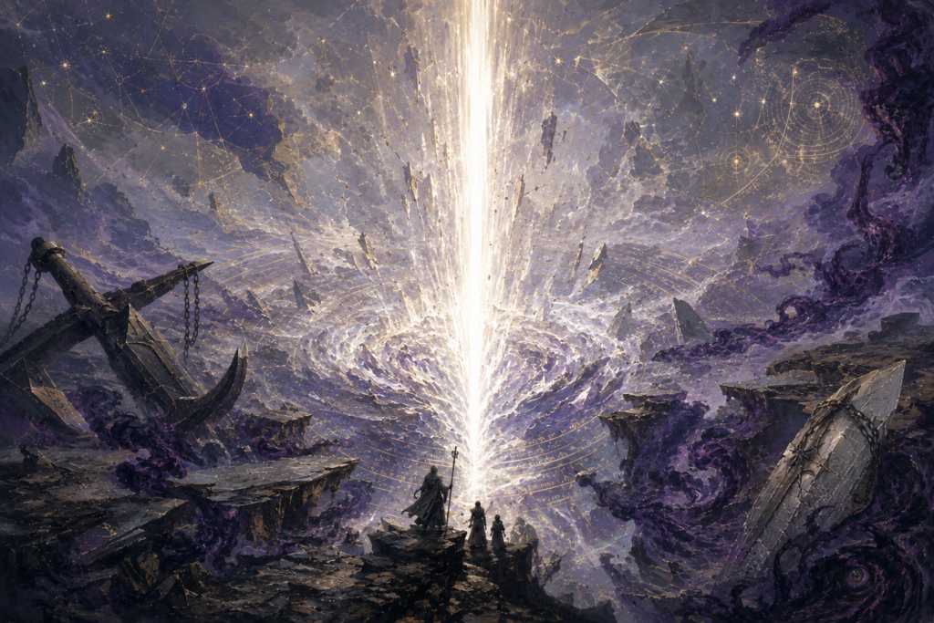 Astral Plane — Silver Expanse of Thought and Reflection