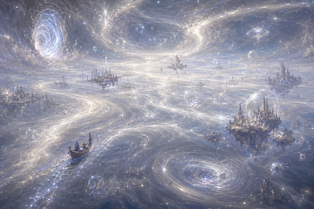 Astral Plane — Silver Expanse of Thought and Reflection