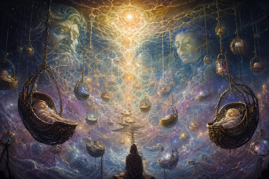 Astral Plane — Silver Expanse of Thought and Reflection