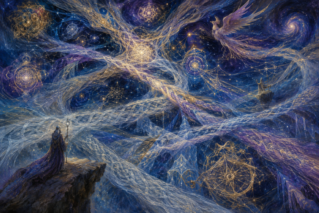 Astral Plane — Silver Expanse of Thought and Reflection