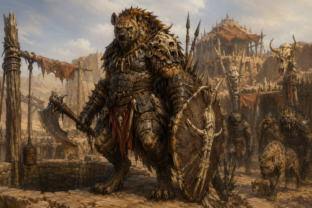 Gnoll – Hyena-Headed Raider, Slaver and People-Eater