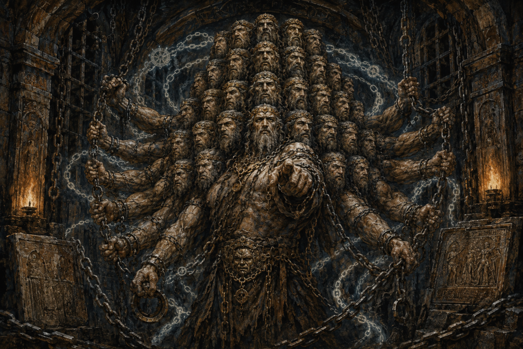 Hecatoncheires — The Hundred-Handed Wardens of Tartarus