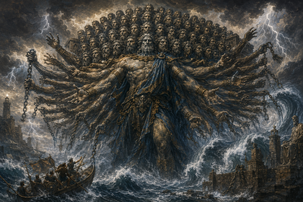 Hecatoncheires — The Hundred-Handed Wardens of Tartarus