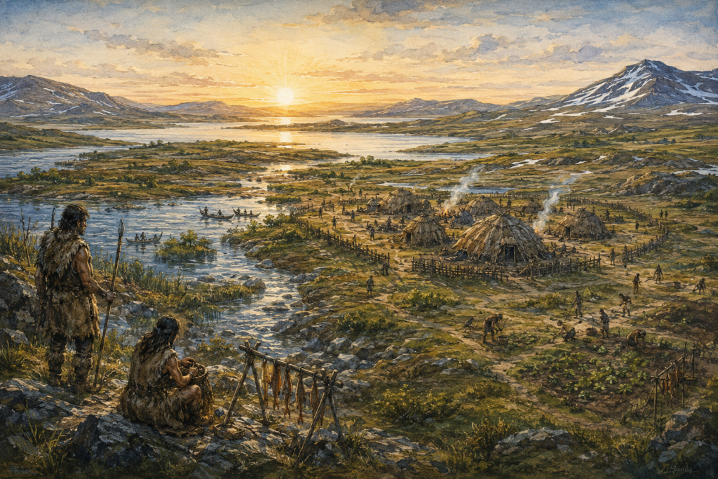 Eon XXXVIII – The Dawning Age — First Settlements After the Ice