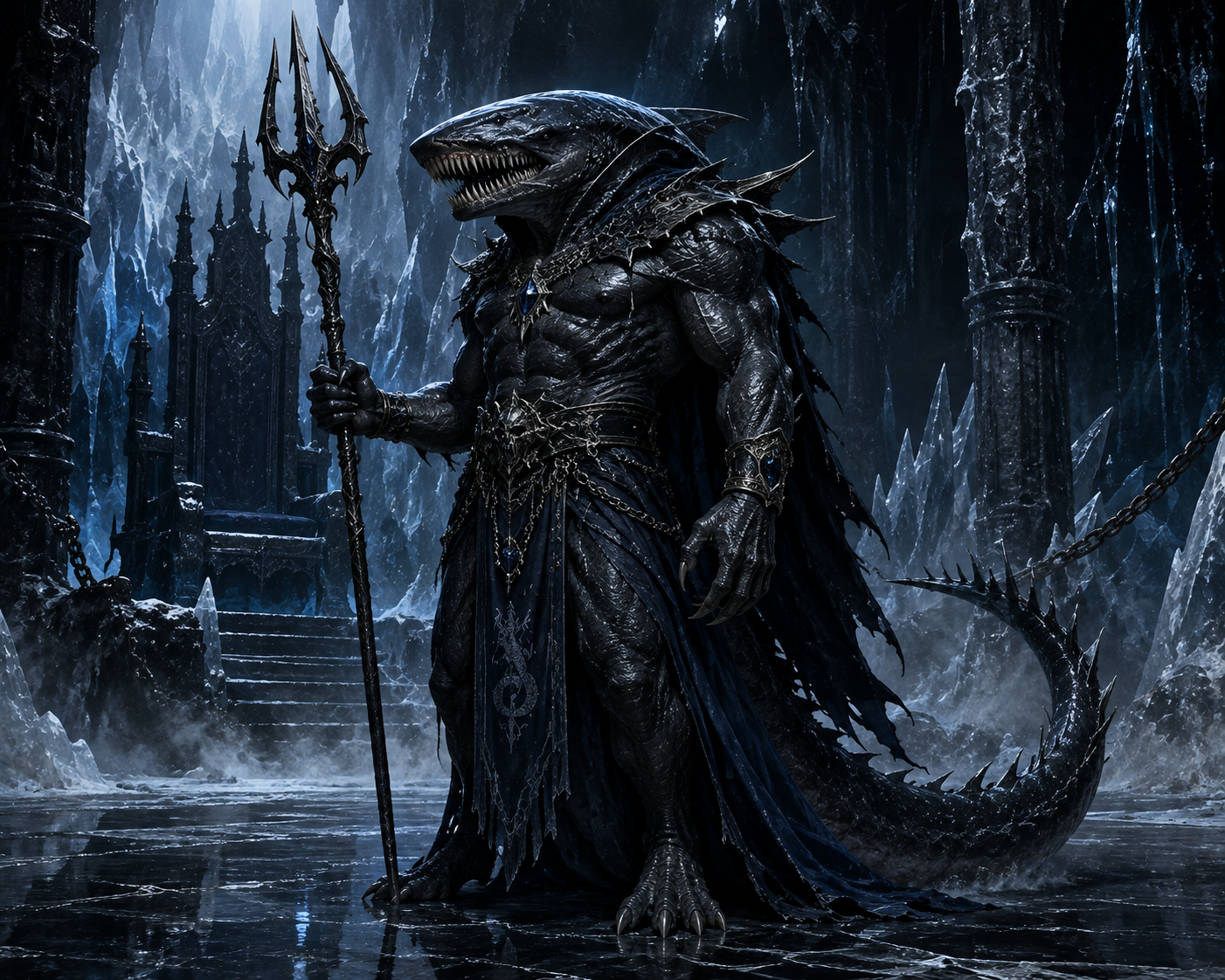 Leviathan in his twelve-foot Prince Form, the Eternal Traitor