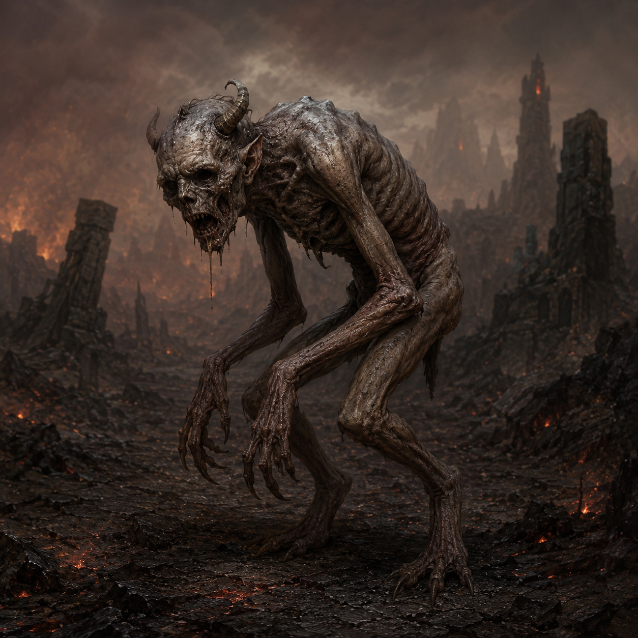 The Devils You Know — a Nupperibo, an archaic and anomalous low-order devil of Hell.