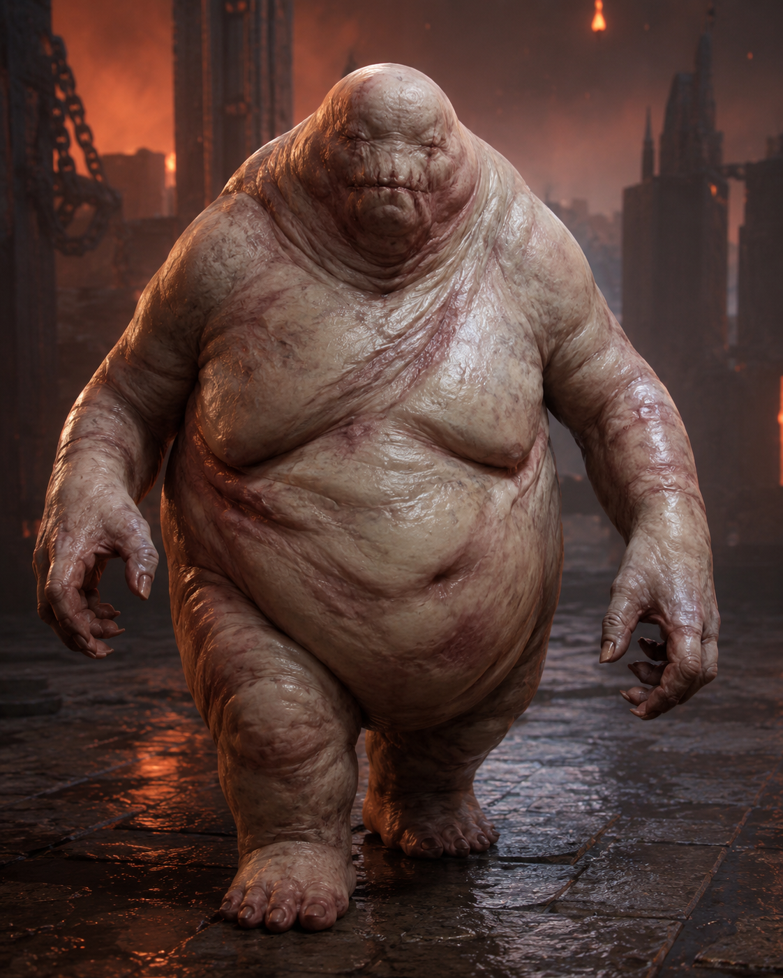 Nupperibo, a blind malformed infernal drone of Hell