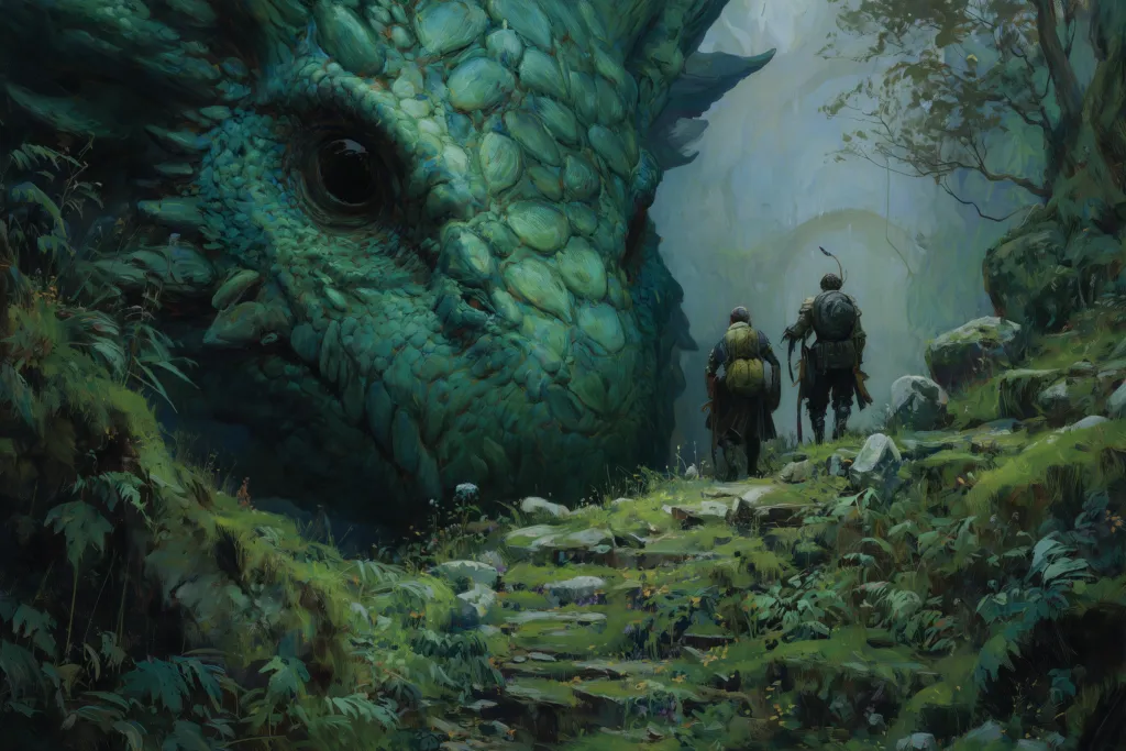 Celtic creatures and Otherworld beings gathered in a wild mythic landscape