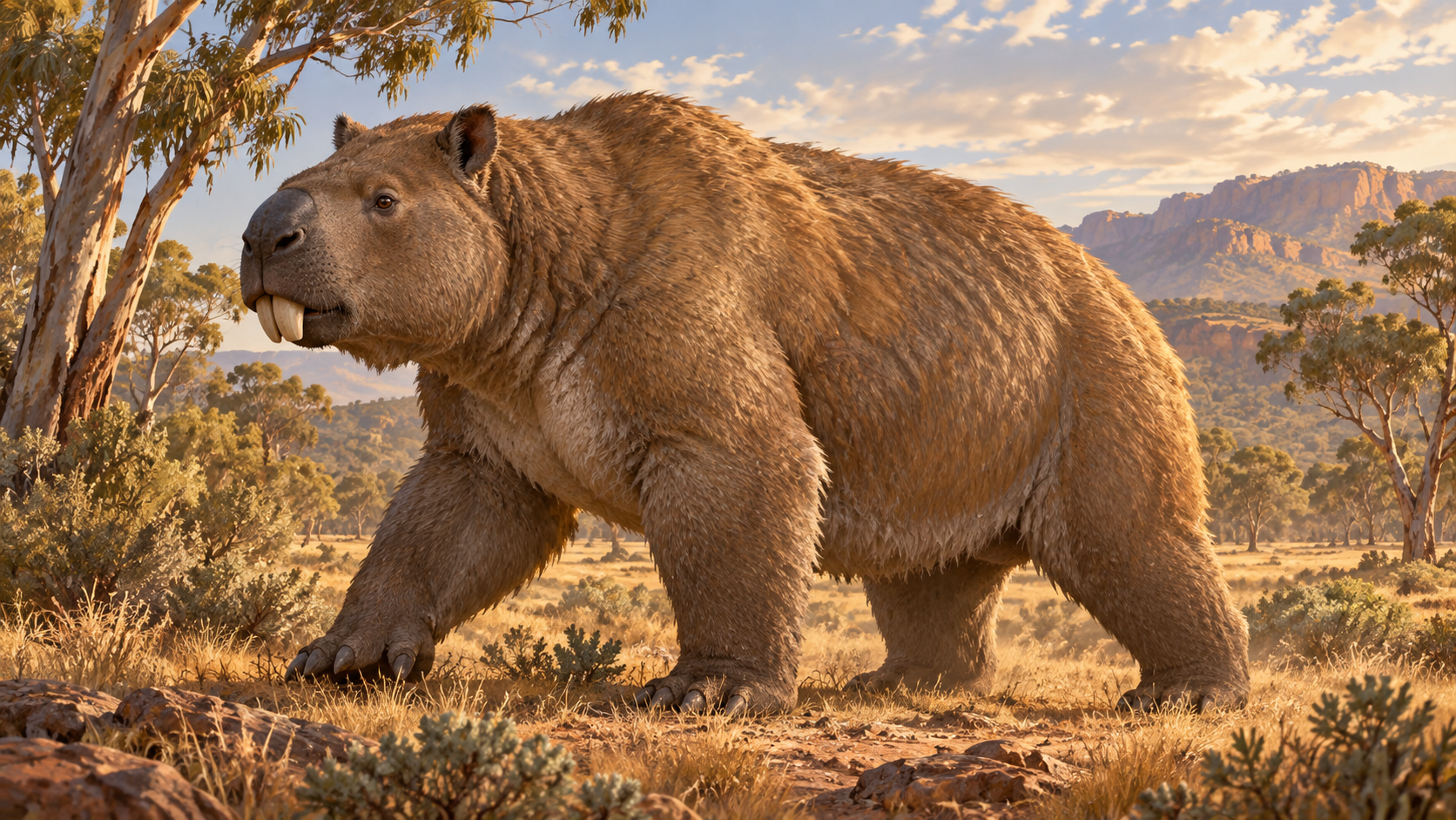 Diprotodon, the giant Pleistocene marsupial of Australia
