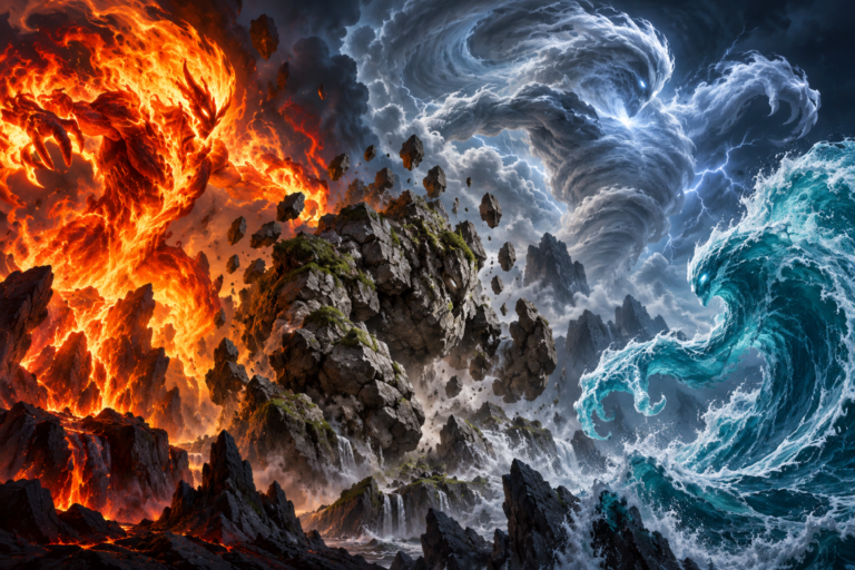 Elementals — beings of living elemental force