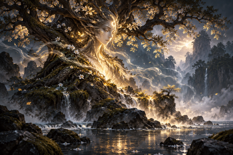 Kami — spirits bound to sacred places and natural features