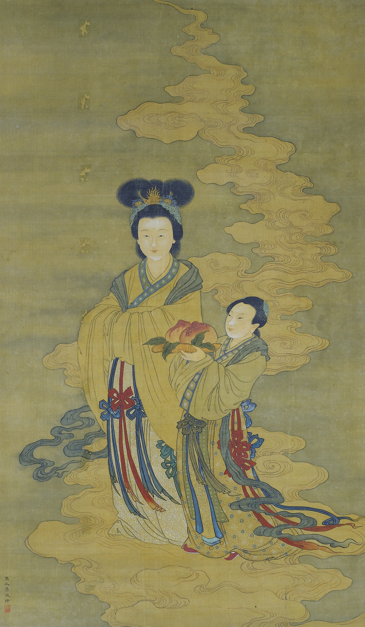 Historical depiction of Xiwangmu, Queen Mother of the West