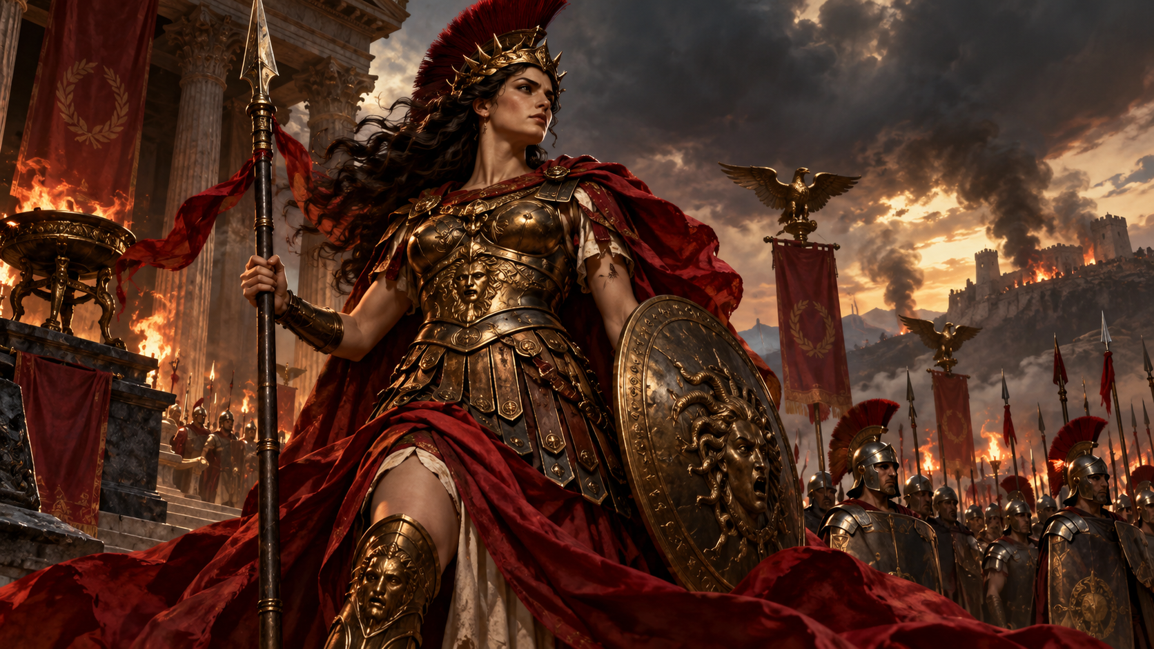 Bellona, Roman goddess of war and battle-fury
