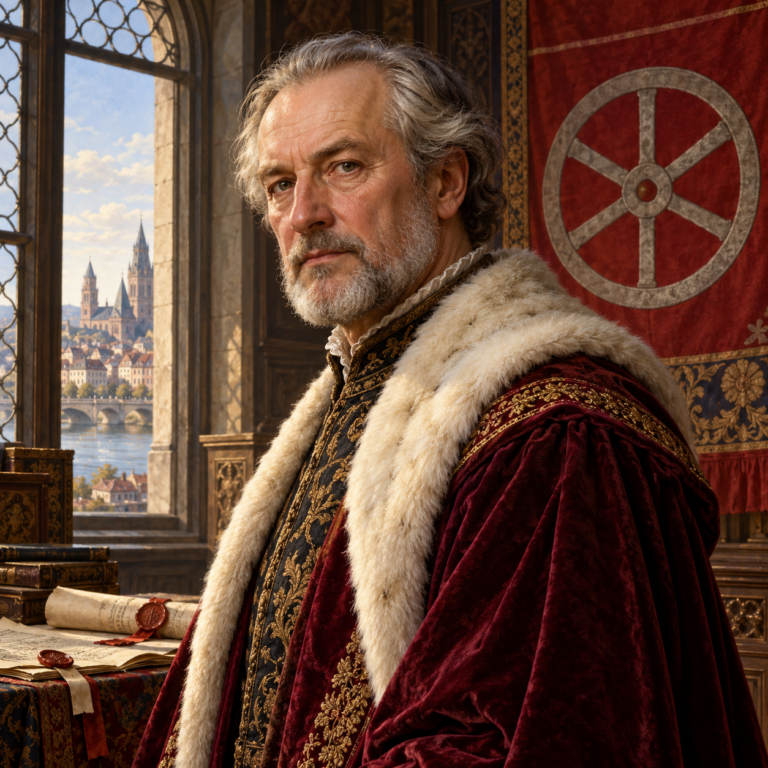Painted portrait of Dietrich Schenk von Erbach, Sacred Elector of Mainz