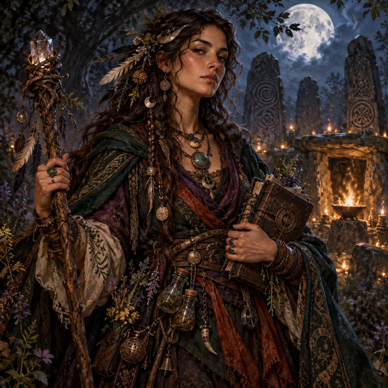 Eclectic Witch combining several magical practices into a personal path of Witchcraft