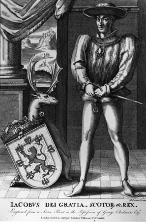 Historical portrait of James II of Scotland