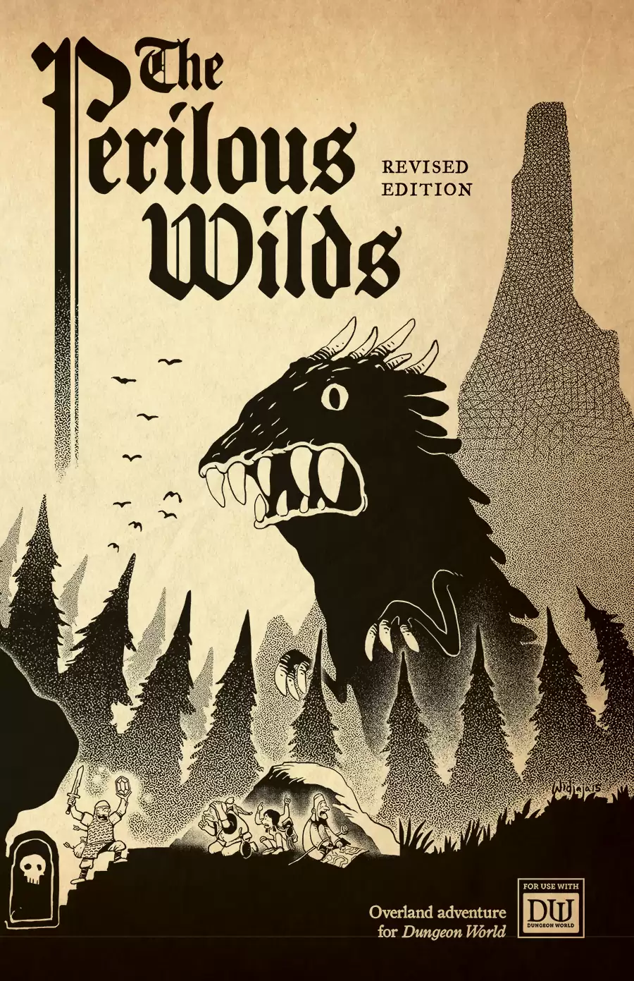 Cover of The Perilous Wilds — Revised Edition